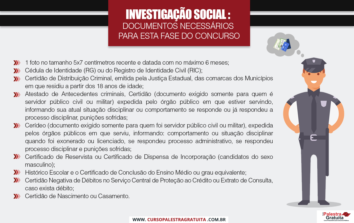 Investiga O Social Curso Palestra Gratuita