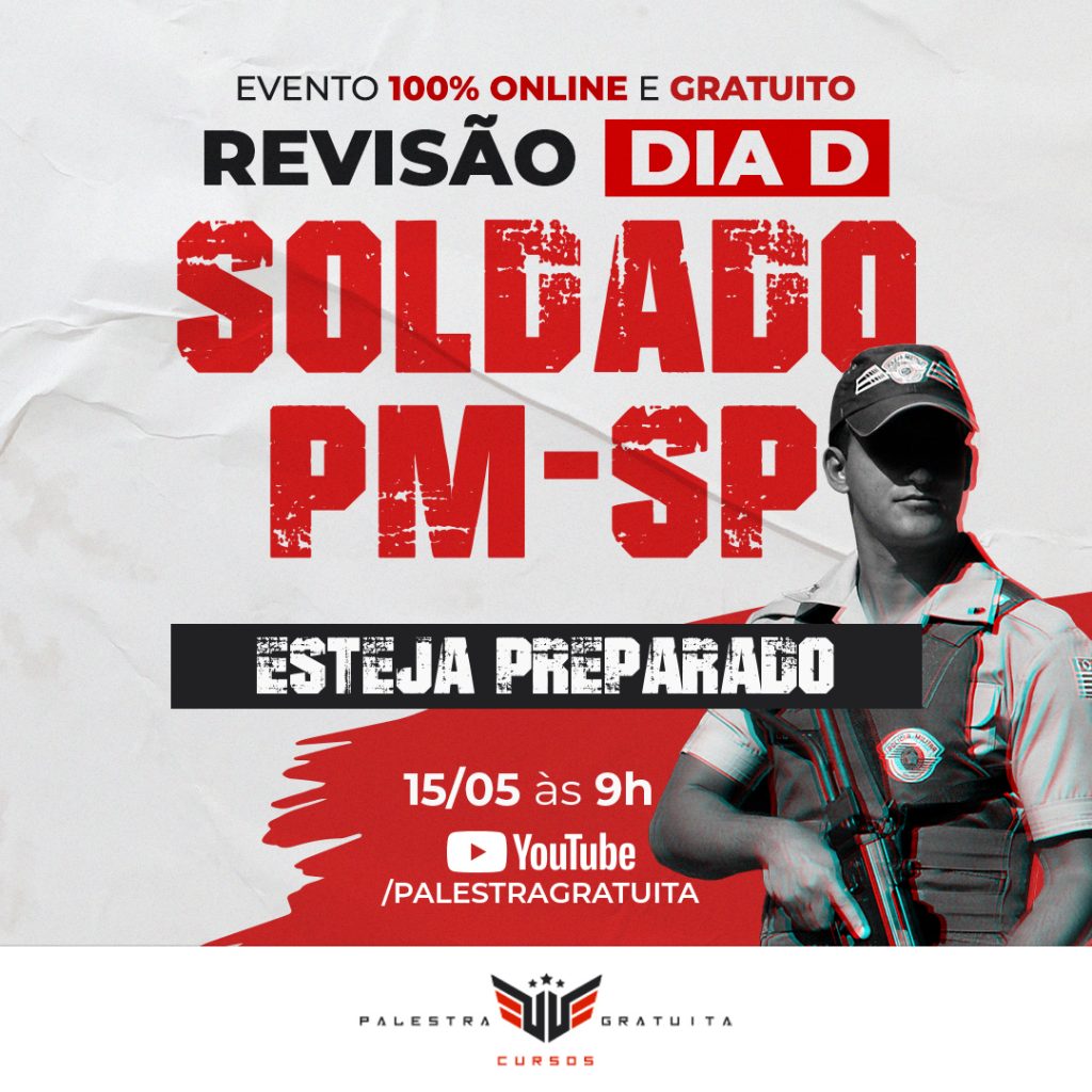 Concurso Soldado Pm Sp Curso Palestra Gratuita