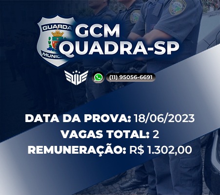 Como Funciona O Concurso Para GCM De Quadra SP PG