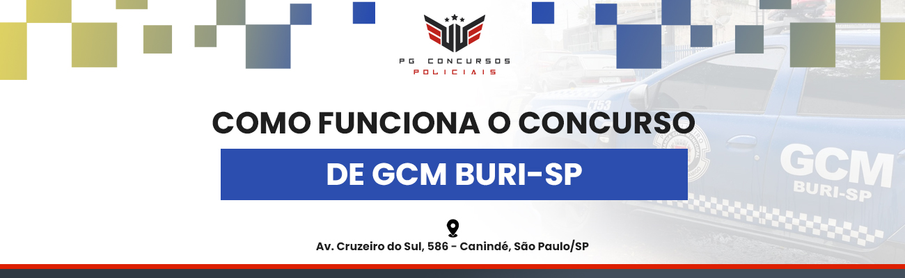 COMO FUNCIONA O CONCURSO DE GCM BURI SP
