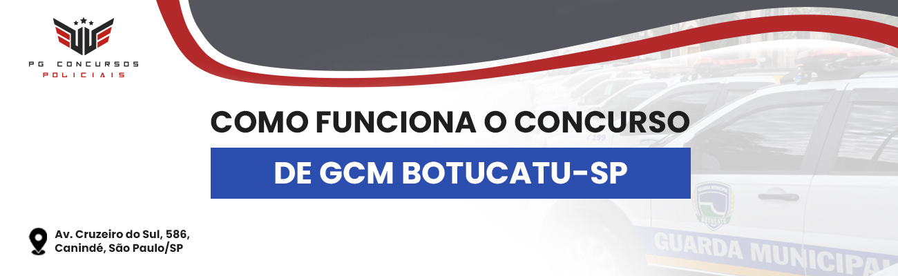 COMO FUNCIONA O CONCURSO DE GCM DE BOTUCATU SP