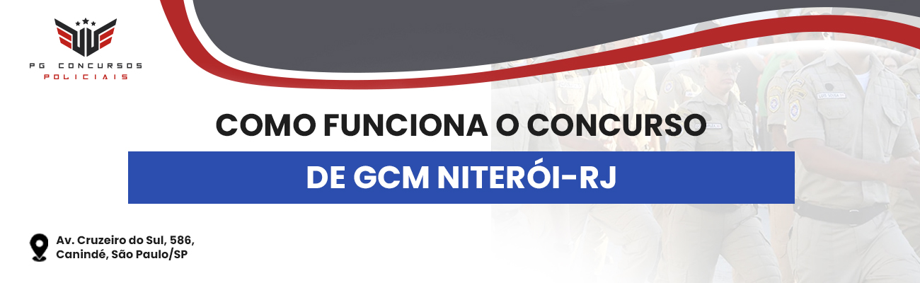 COMO FUNCIONA O CONCURSO PARA GCM DE NITERÓI RJ